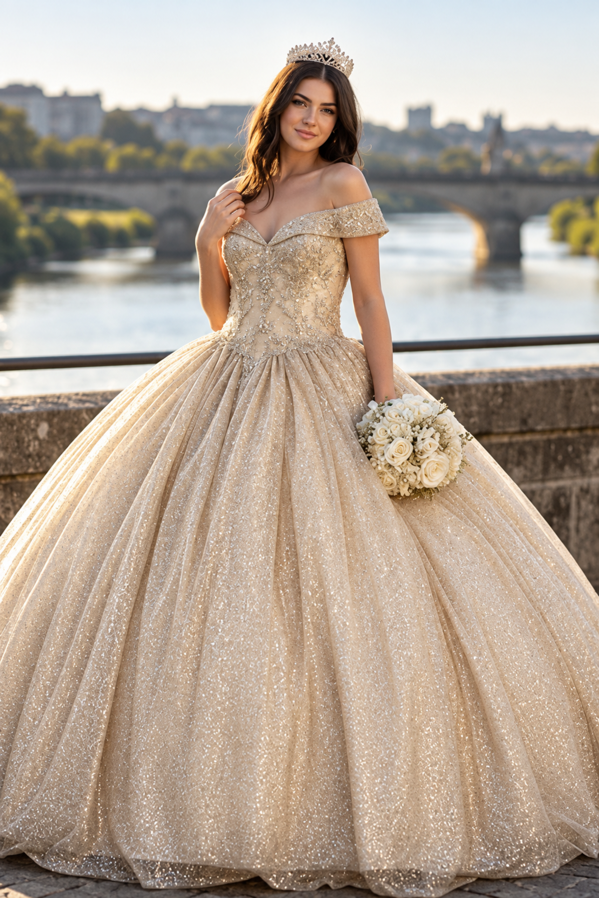 Sweet 16 Birthday Party Dress in Hunter Green Style LK151 Ball Gown