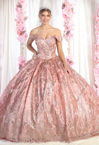 Rose Gold Sweet 16 Dress