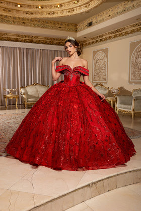 Gala Dress Sweetheart Off The Shoulder Ball Gown By Layla K LK277