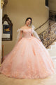 Plus Size Ball Gown in Blush | Formal Quinceanera Dress by LK280