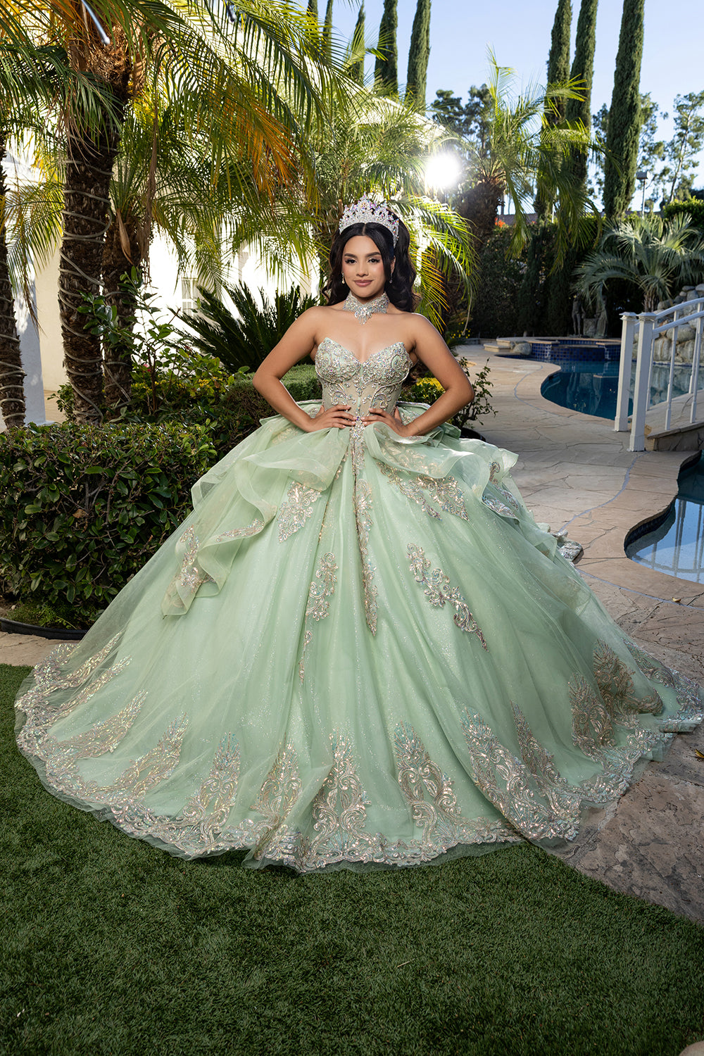 Corset Quinceañera Dress By Layla K LK291