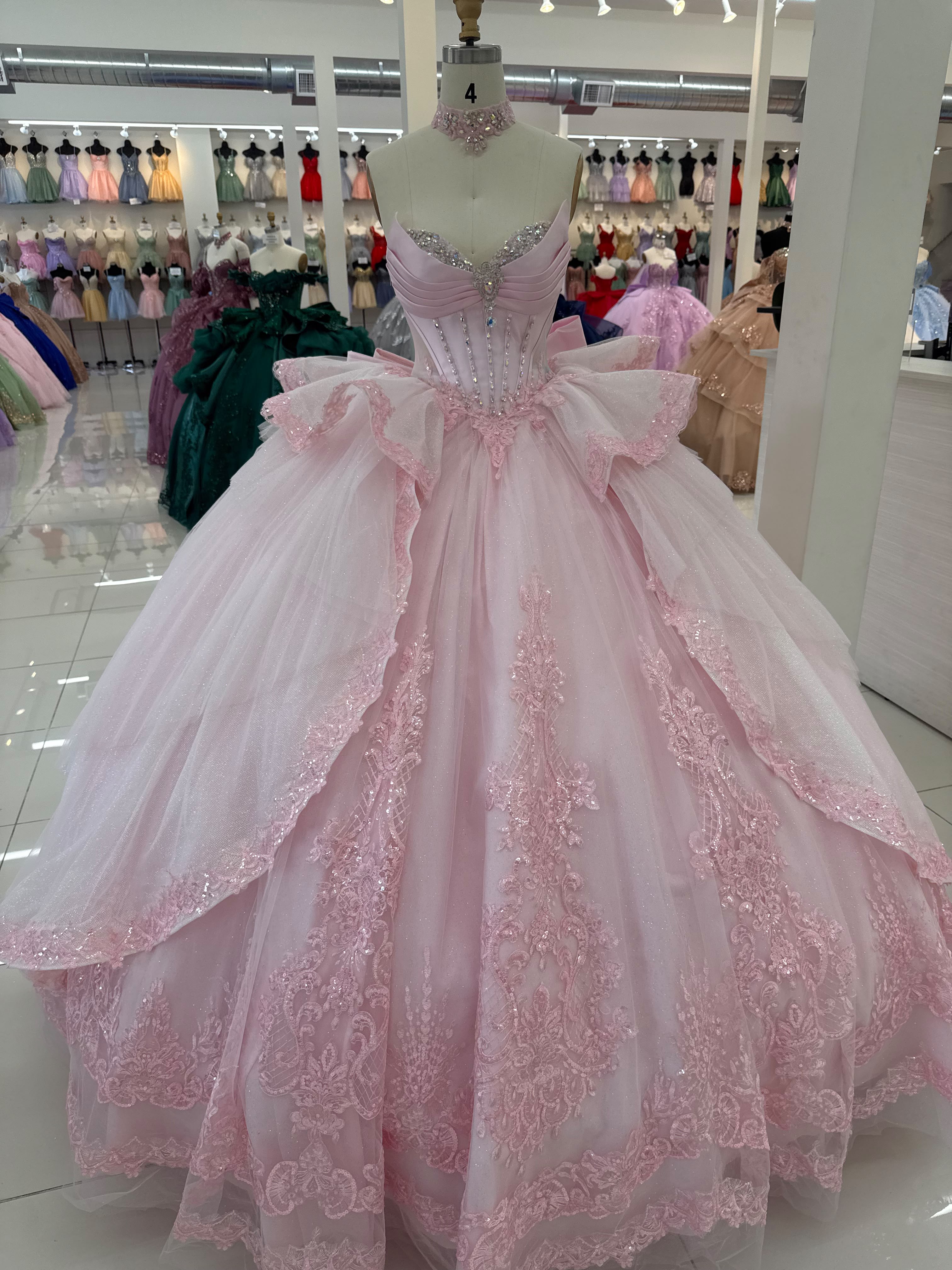 Layla K SAGE Tulle, Satin, Sequin Lace Appliqué Ball Gown Quinceanera Dresses