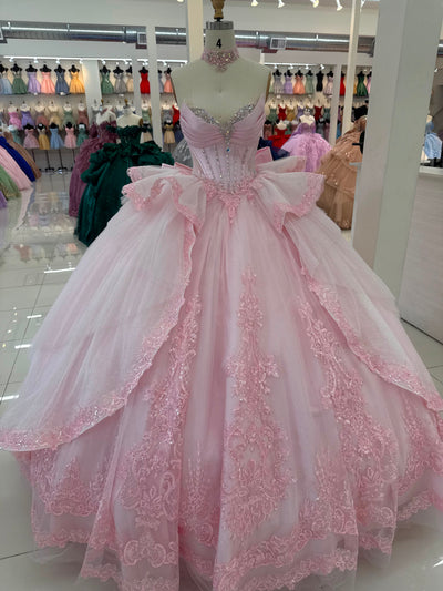 Layla K SAGE Tulle, Satin, Sequin Lace Appliqué Ball Gown Quinceanera Dresses