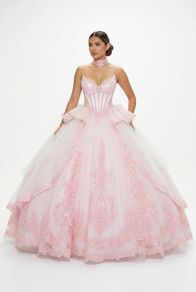 Layla K SAGE Tulle, Satin, Sequin Lace Appliqué Ball Gown Quinceanera Dresses