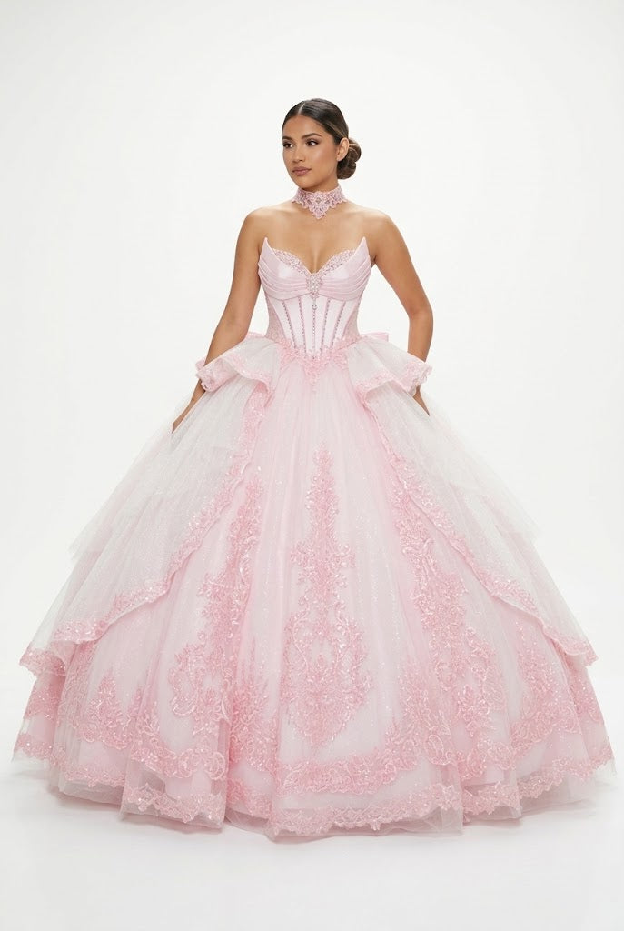 Layla K SAGE Tulle, Satin, Sequin Lace Appliqué Ball Gown Quinceanera Dresses