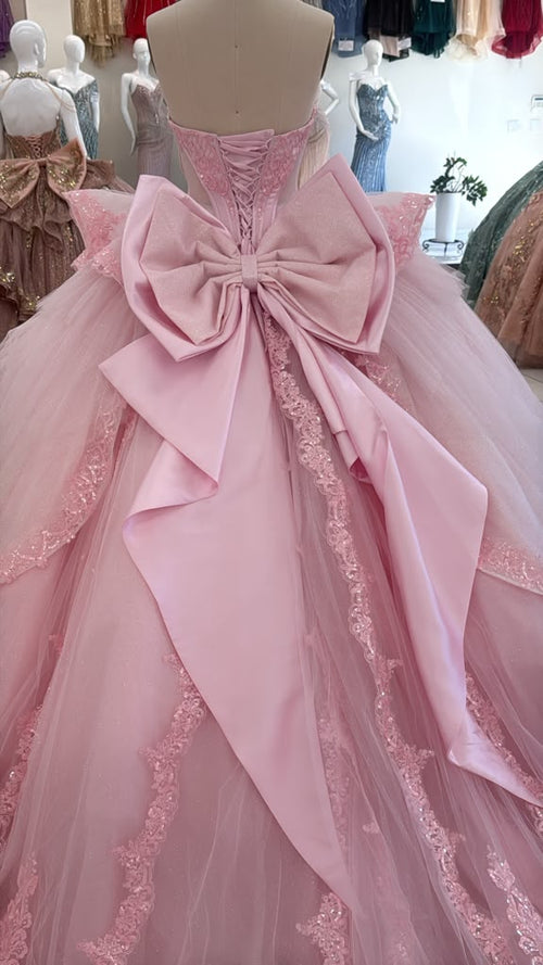 Layla K SAGE Tulle, Satin, Sequin Lace Appliqué Ball Gown Quinceanera Dresses