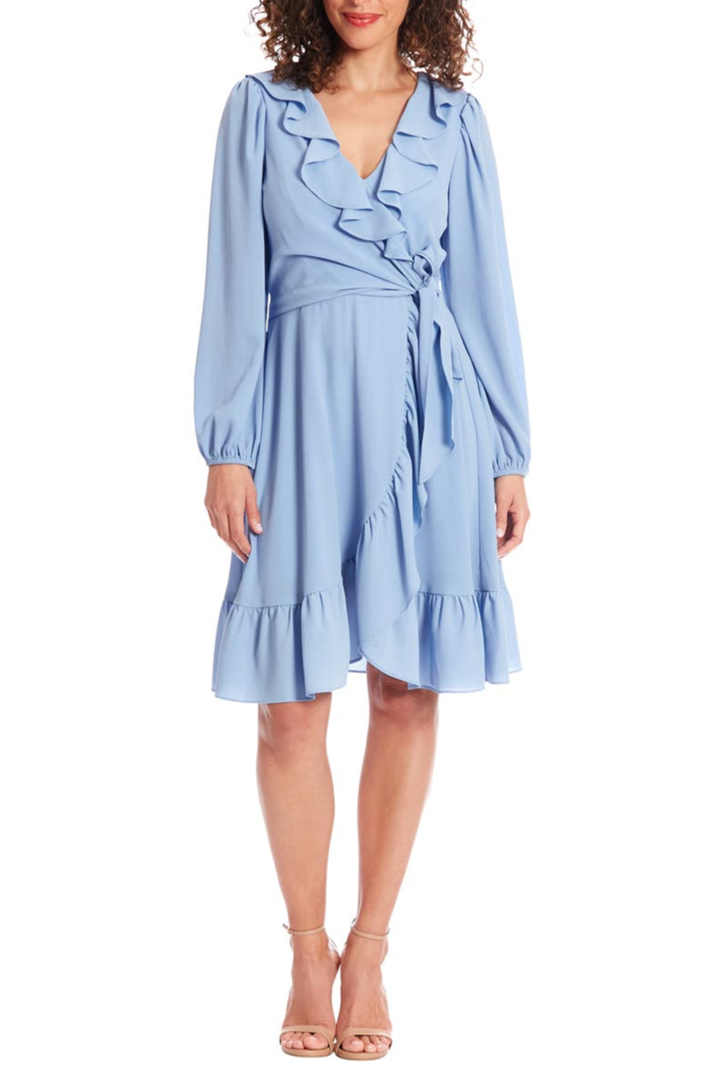 London Times Mini Dress - Blue