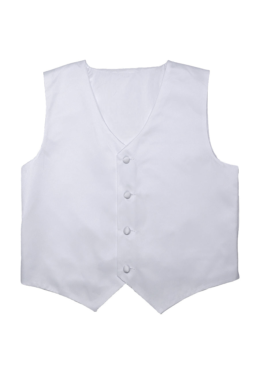 Conjunto de esmoquin infantil "Princeton" blanco de 5 piezas