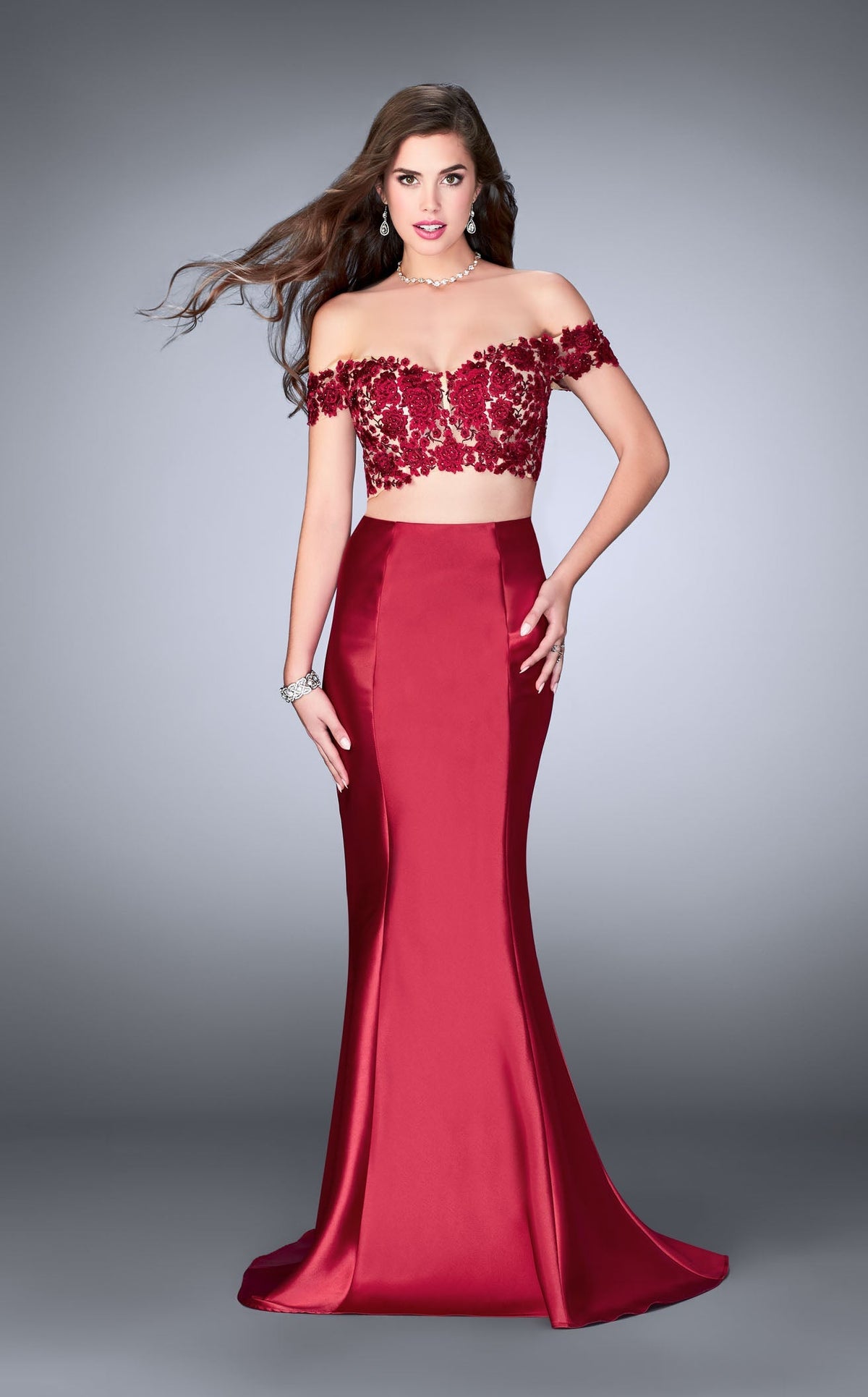 La Femme 24413 Burgundy