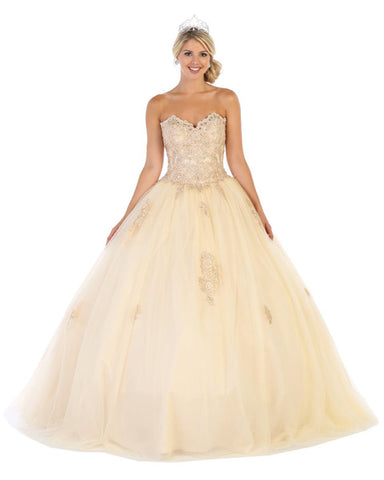 Layla K LK107 Strapless Ball Gown