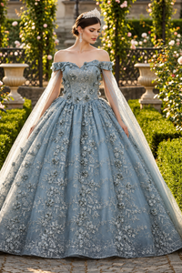 Sweet 16 Birthday Party Dress in Sage Style Ball Gown