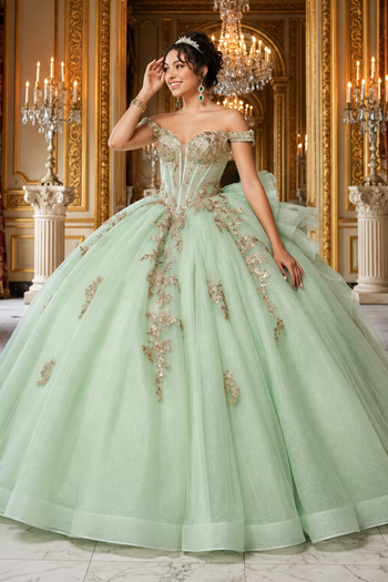 Quinceanera Dress Sweetheart Ruffles Sequin Prom Gown By Layla K LK272