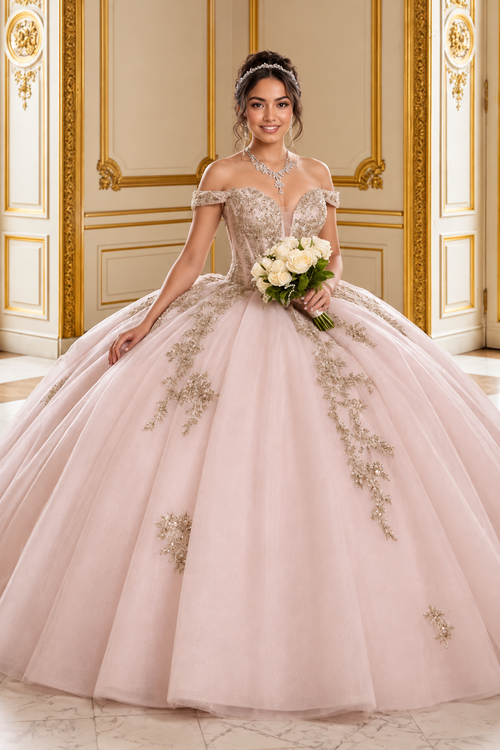 Quinceanera Dress Sweetheart Ruffles Sequin Prom Gown By Layla K LK272