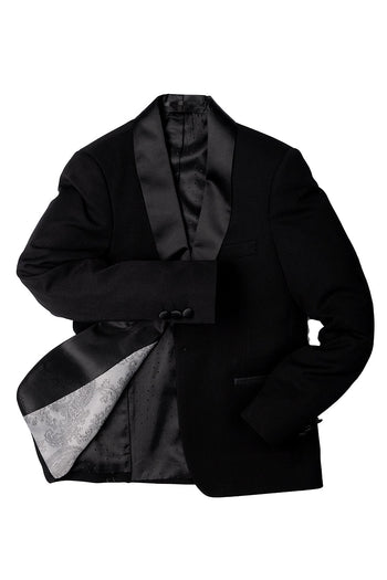 "London" 5-Piece Kids Tuxedo in Onyx Black