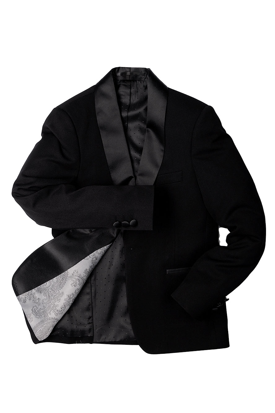 "London" 5-Piece Kids Tuxedo in Onyx Black