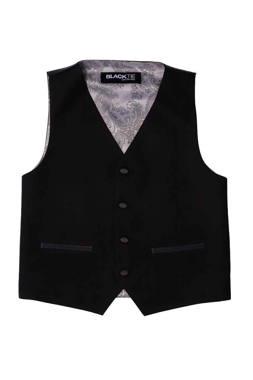 "London" 5-Piece Kids Tuxedo in Onyx Black