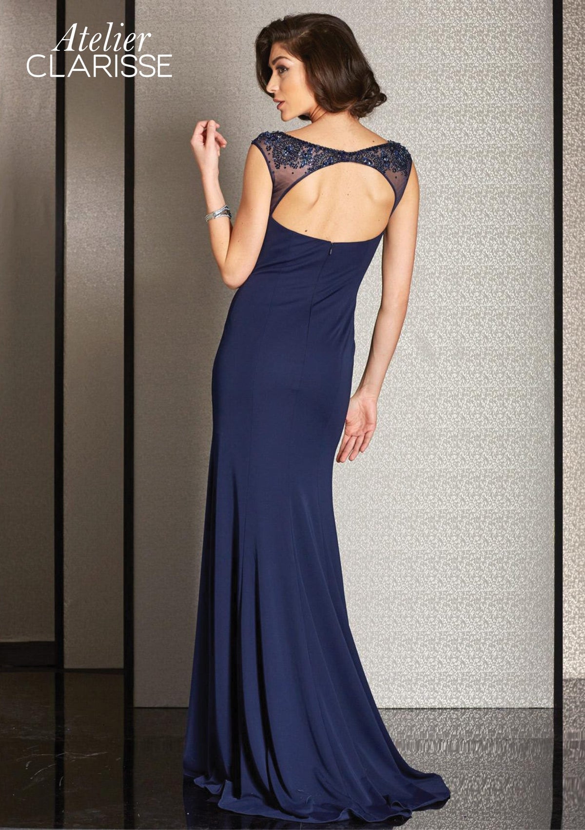 Clarisse Navy Dress