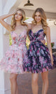Vestido corto con volantes y estampado Hoco M992 de Nox Anabel