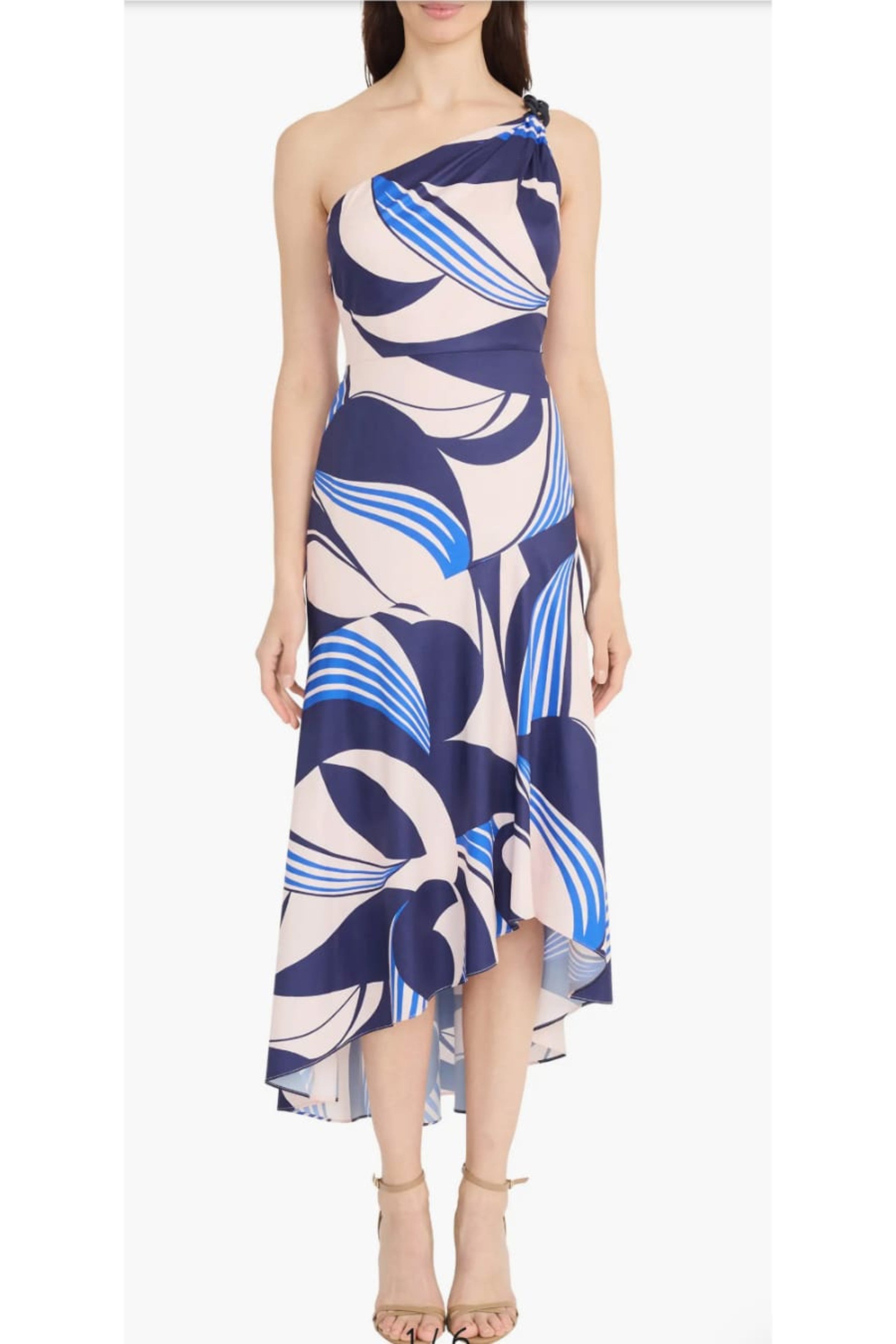 Maggy London One Shoulder Dress