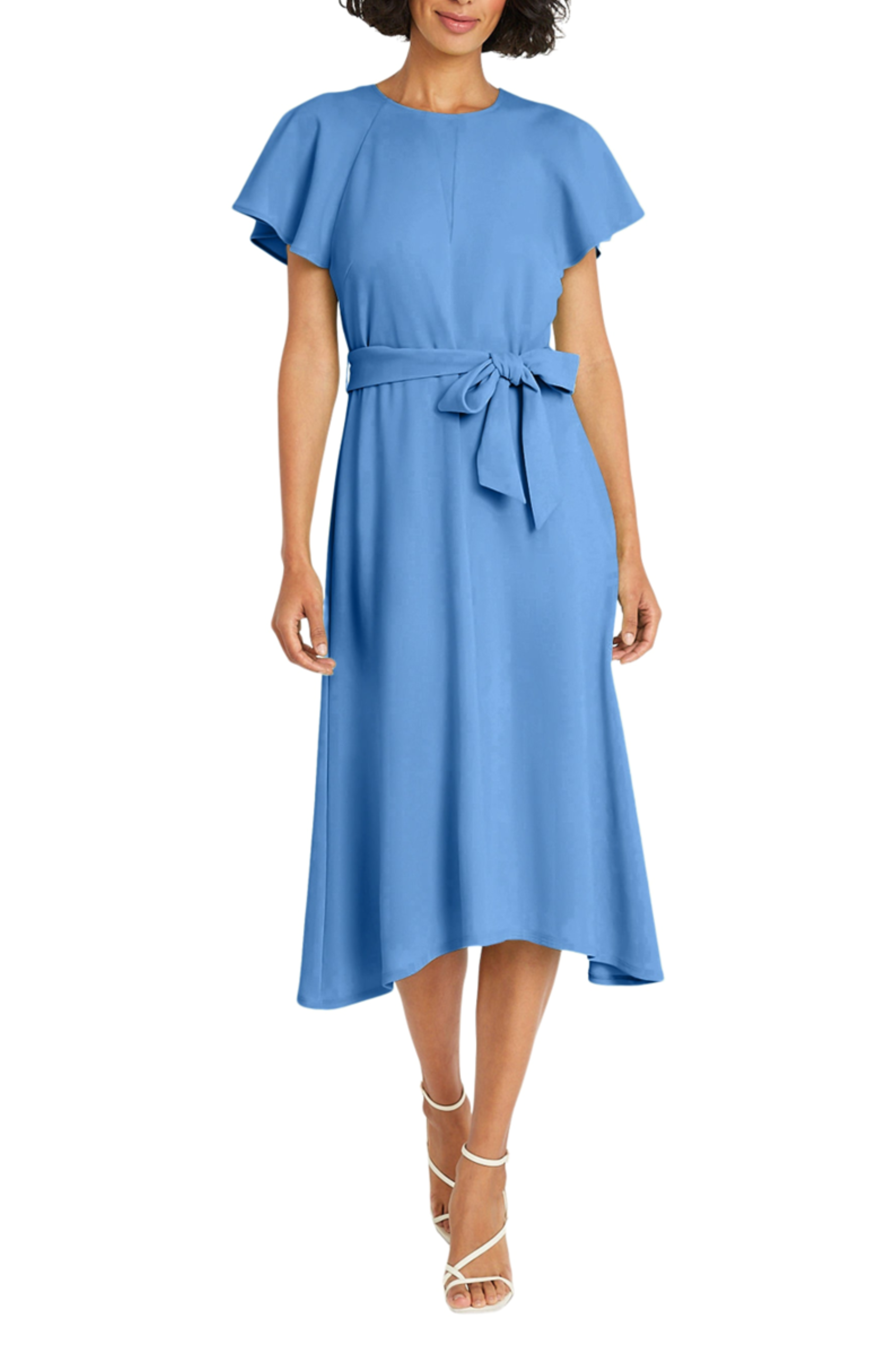 Maggy London Midi Dress, 12 / Blue