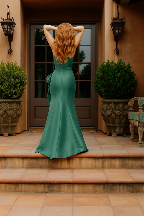 Vestido de dama de honor largo y elegante Terani Couture 2111p4019