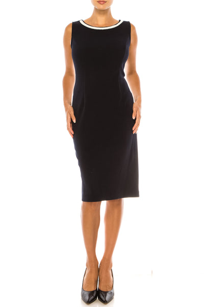 Maya Brooke Checkered Print Two-Piece Jacket Dress