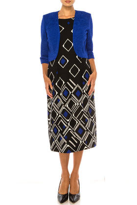 Maya Brooke 28796-COBALT BLACK-2 by Maya Brooke