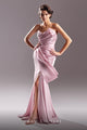 Gaby Charbachi G1510 Strapless Pink Satin Gown by MNM Couture