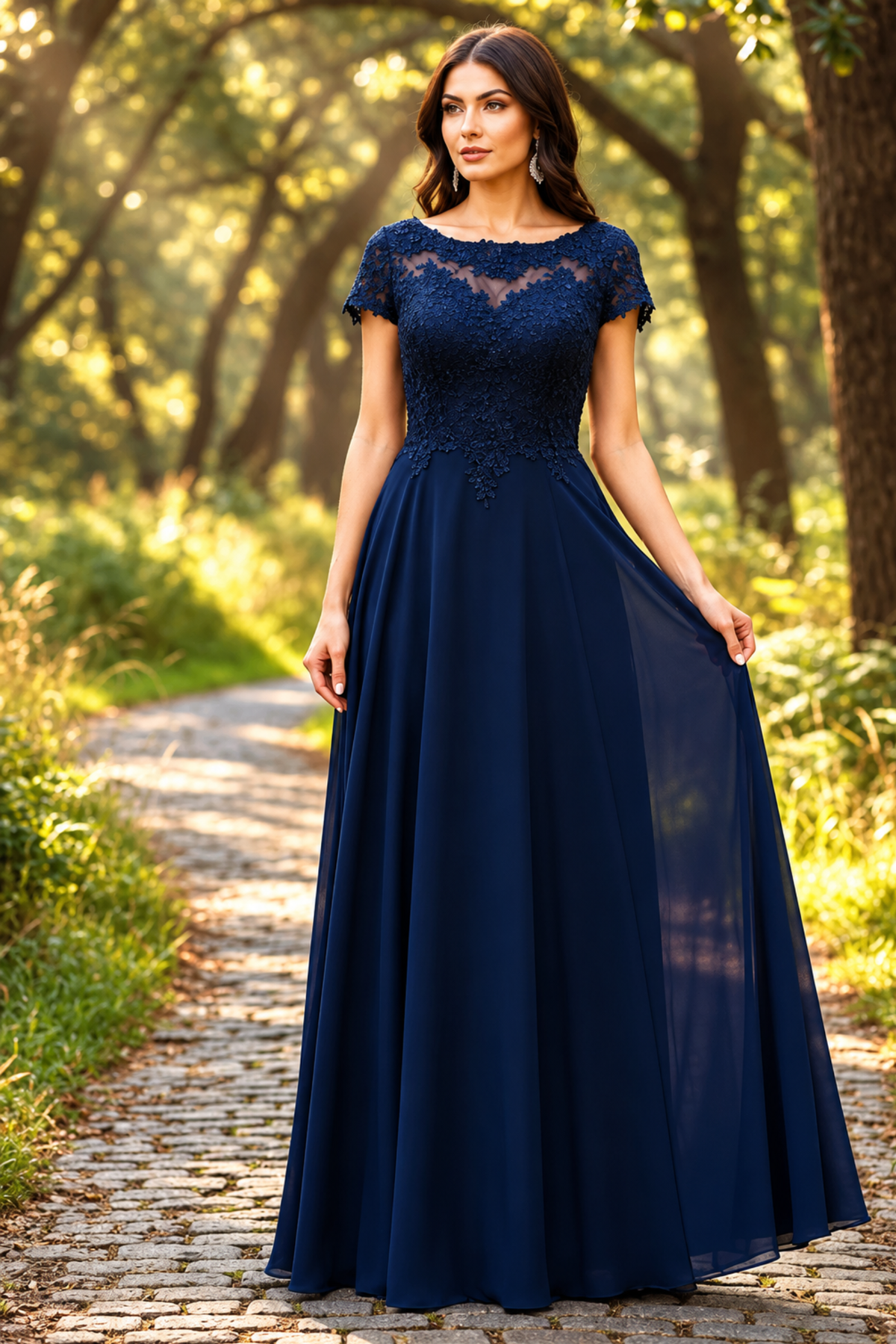 Short Sleeve Mother Of The Bride Dress New Collection