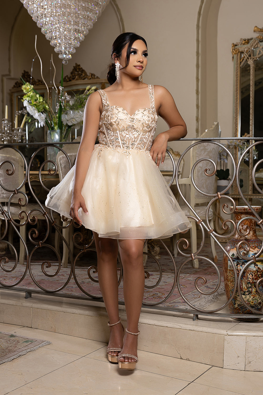 Semi-Formal Dress Sweetheart A-Line Cocktail Dress Homecoming Outfit By May Queen MQ2149