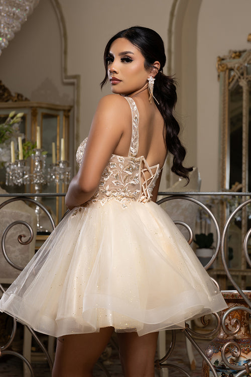 Semi-Formal Dress Sweetheart A-Line Cocktail Dress Homecoming Outfit By May Queen MQ2149