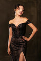 Black/Nude Quinceanera Mom Dresses Mother of the Quince Gowns by MQ2158