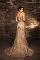 Gold Quinceanera Mom Dresses Mother of the Quince Gowns by MQ2158