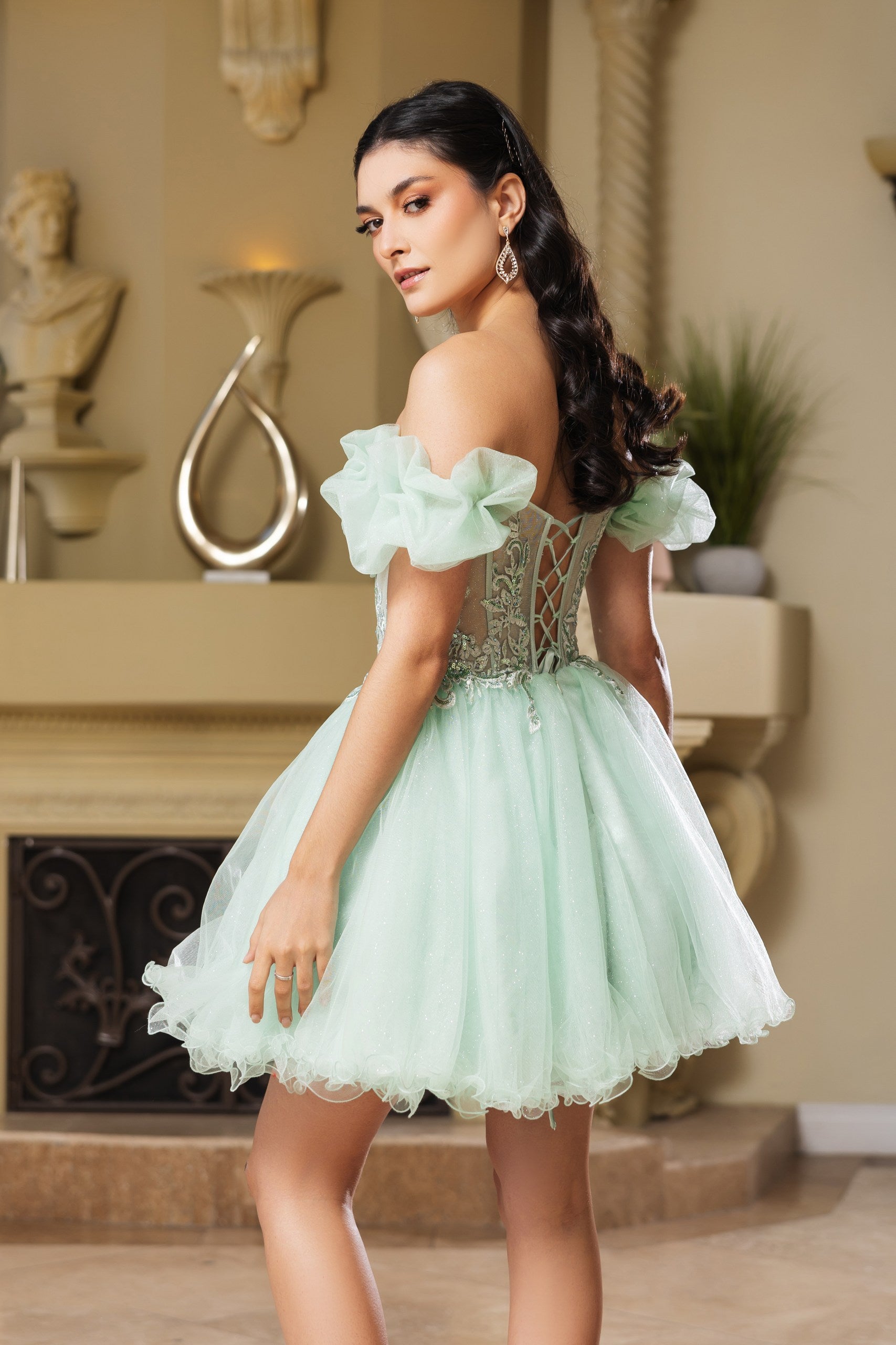 Cocktail Dress Sweetheart A-Line Semi-Formal By May Queen MQ2164