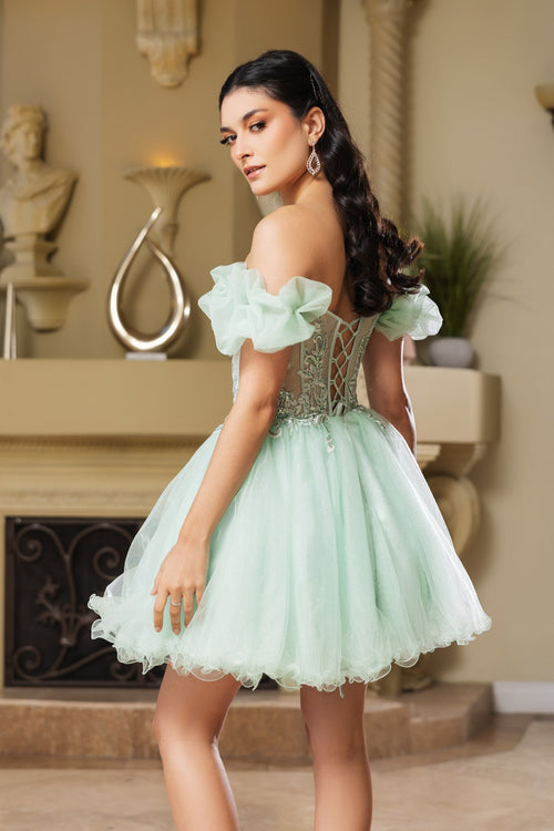 Cocktail Dress Sweetheart A-Line Semi-Formal By May Queen MQ2164