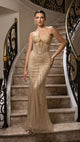 Strapless Corset Sequin Evening Gown, Sparkling Mermaid Formal Dress By May Queen MQ2195