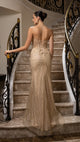 Strapless Corset Sequin Evening Gown, Sparkling Mermaid Formal Dress By May Queen MQ2195