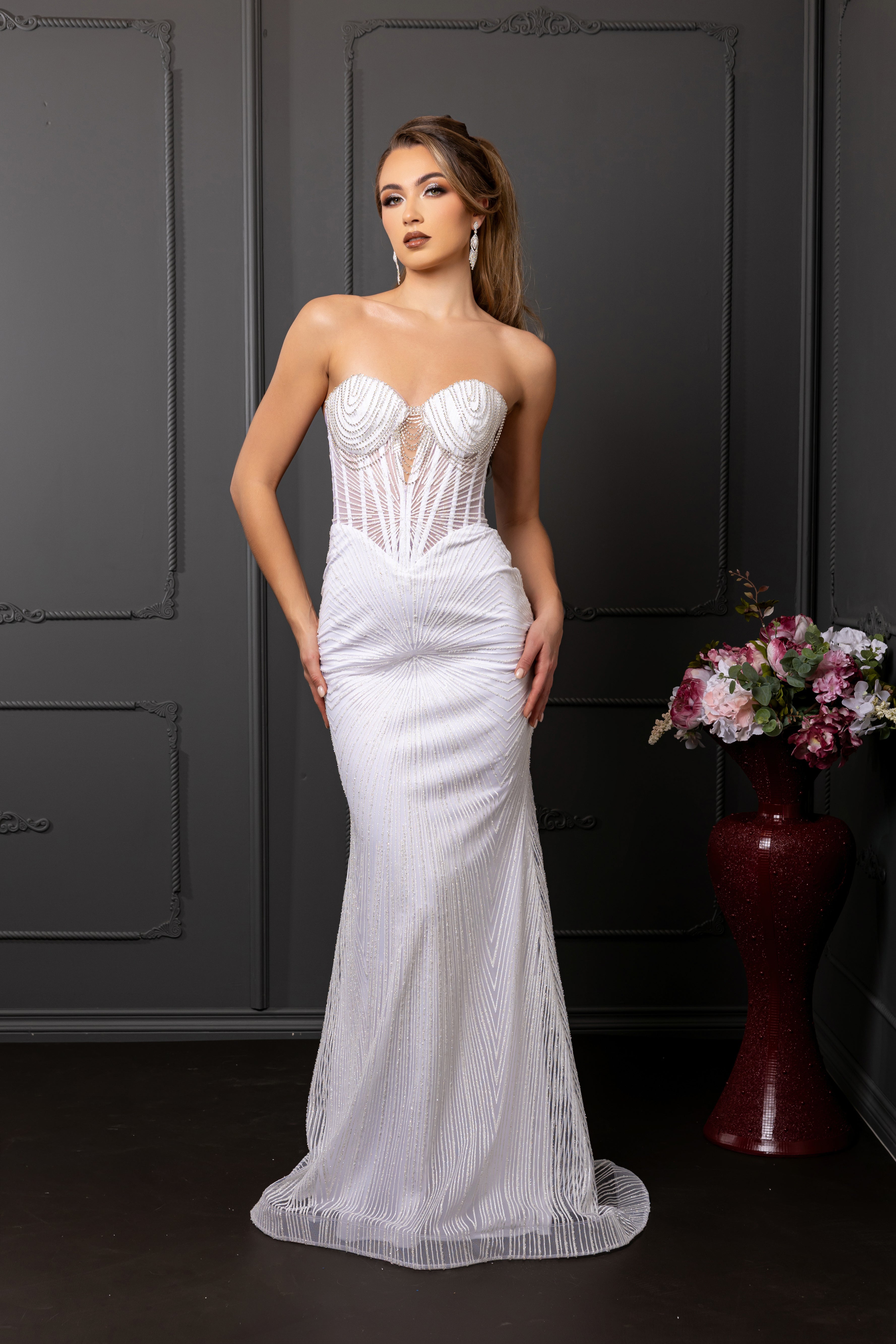 Sequin Mermaid Formal Dress By May Queen MQ2195