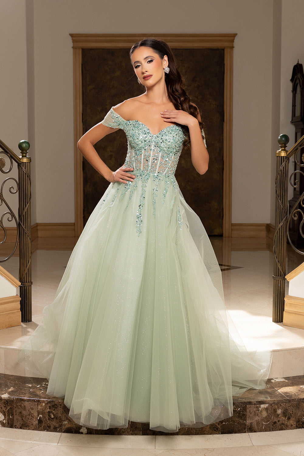 May Queen BABY BLUE Prom Dress