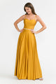 Vestido de noche con tirantes finos y adornos, de Lenovia 5260