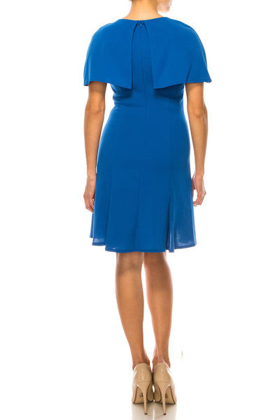 Maison Tara 95635M Built-In Capelet A-Line Dress