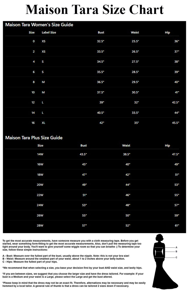 Maison Tara Size Chart