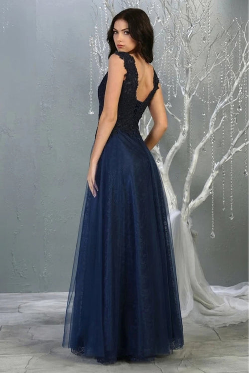 May Queen MQ1799 Special Occasion A-line Embroidered Formal Dress