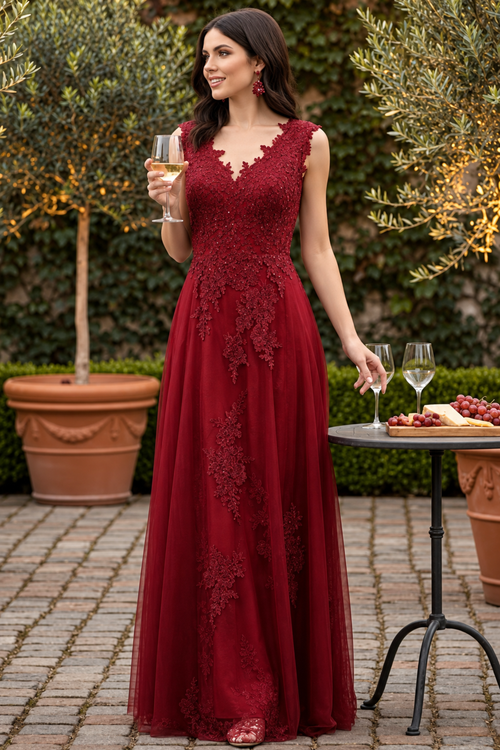 May Queen MQ1799 Special Occasion A-line Embroidered Formal Dress