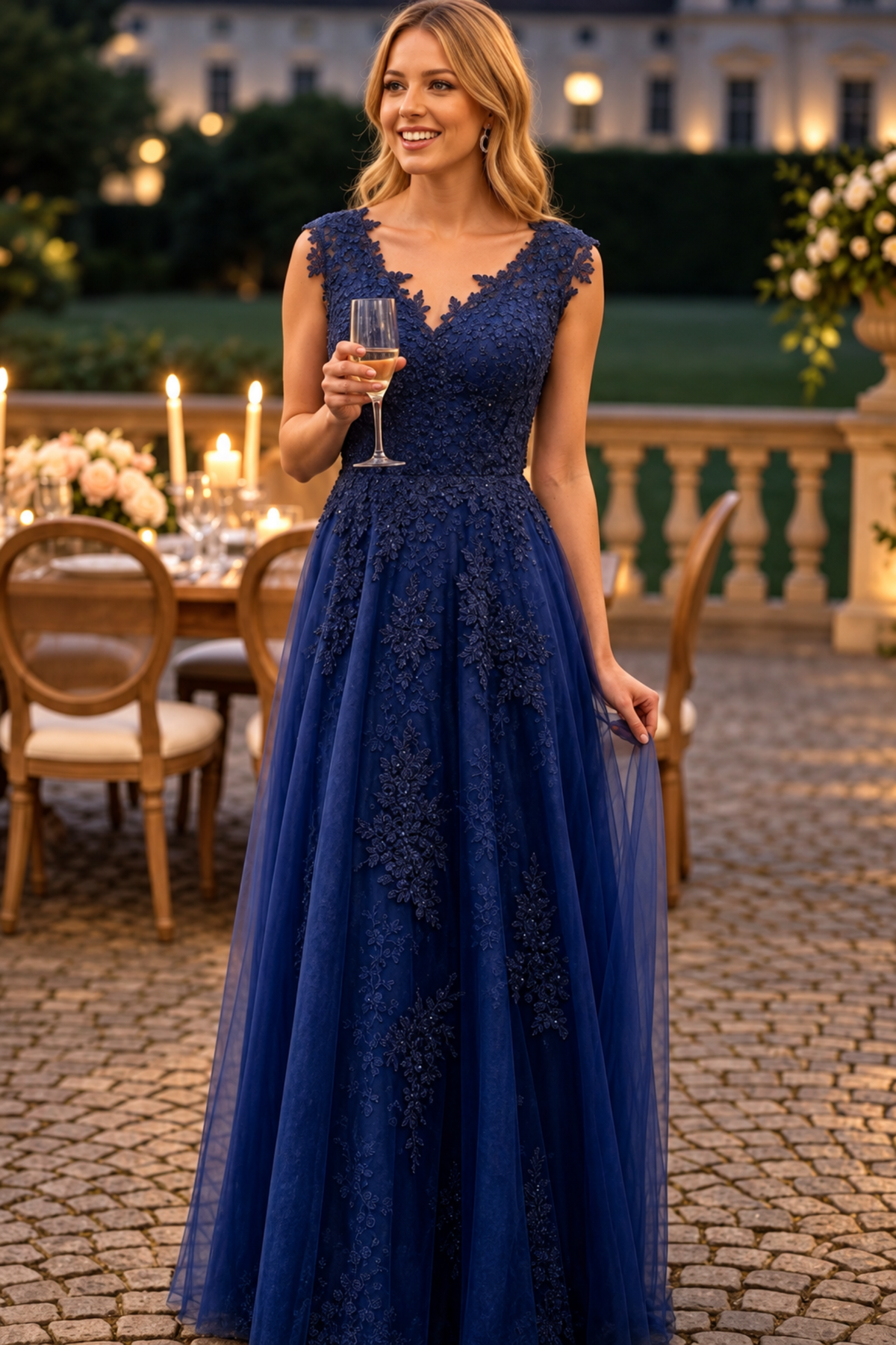 May Queen MQ1799 Special Occasion A-line Embroidered Formal Dress
