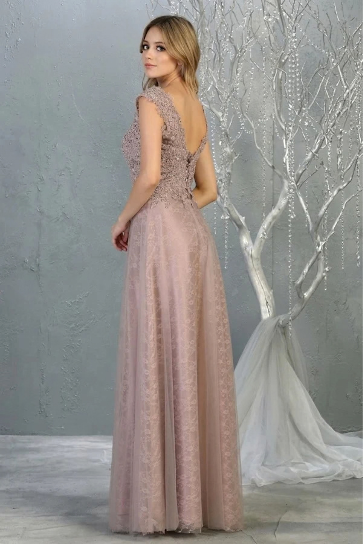 May Queen MQ1799 Special Occasion A-line Embroidered Formal Dress