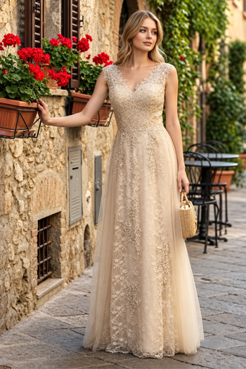 May Queen MQ1799 Special Occasion A-line Embroidered Formal Dress