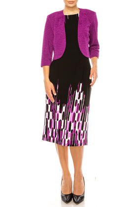 Maya Brooke 4035-ORCHID-2 Jacket Dress by Maya Brooke