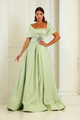Vestido largo de corte A para madre de la novia | Elegante vestido de noche de Terani Couture 251m4441