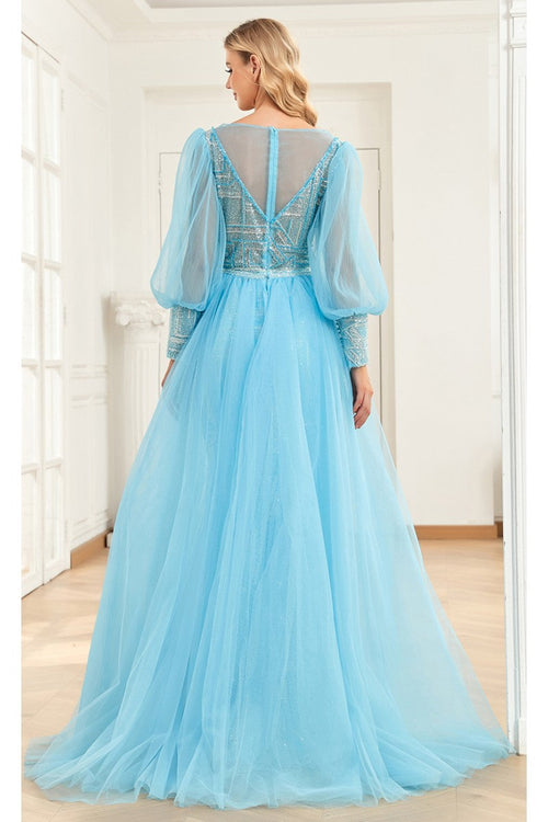 High Couture NR2276 Overskirt Long Formal A Line Evening Dress